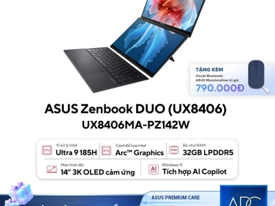 ASUS Zenbook Duo OLED UX8406MA-PZ142W  