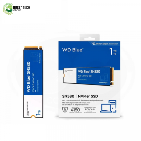 Western Ổ cứng SSD 1TB WDS100T3B0E (SN580 BLUE M.2 PCIE NVME 4X4)
