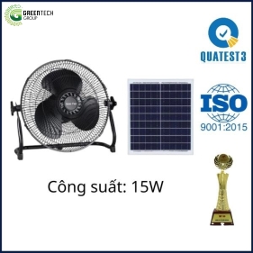 Quạt Năng Lượng Mặt Trời| KQ115| 15W 