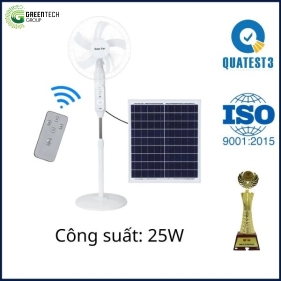 Quạt Năng Lượng Mặt Trời| KQ725| 25W
